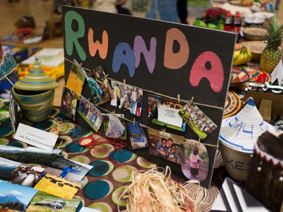 Rwanda display at Peace Corps Fair