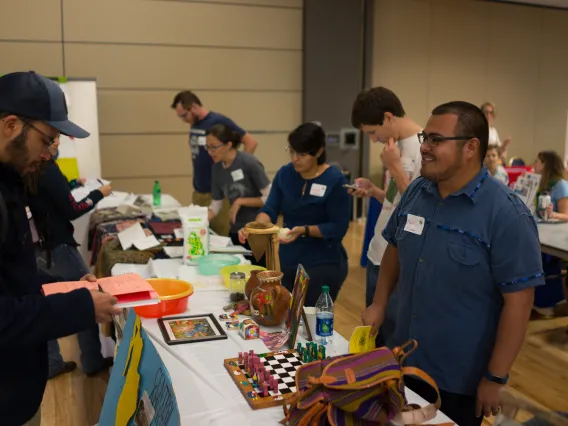 Central America display at Peace Corps Fair