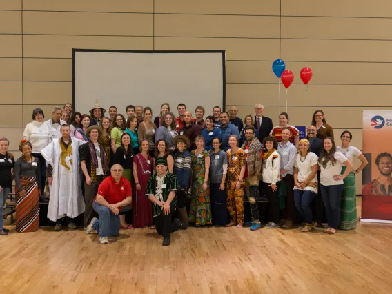 Fellows at Peace Corps Fair