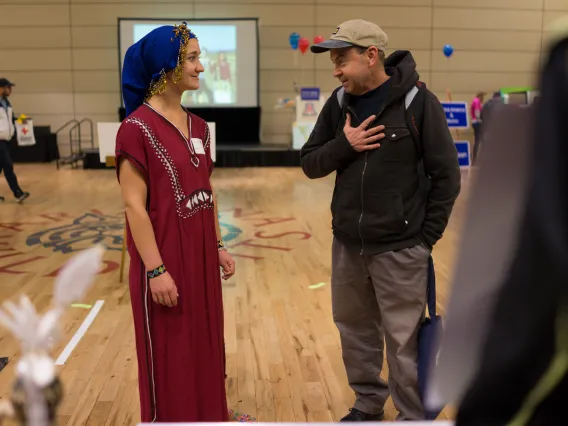 Fellows at Peace Corps Fair