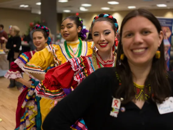 Fellows at Peace Corps Fair