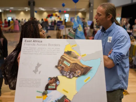 Fellows at Peace Corps Fair