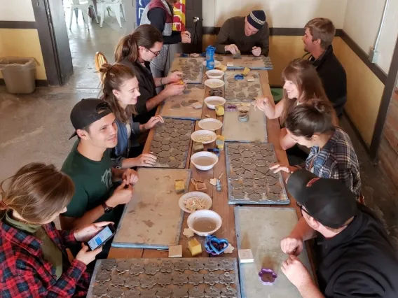 Coverdell Fellows volunteering at Ben's Bells