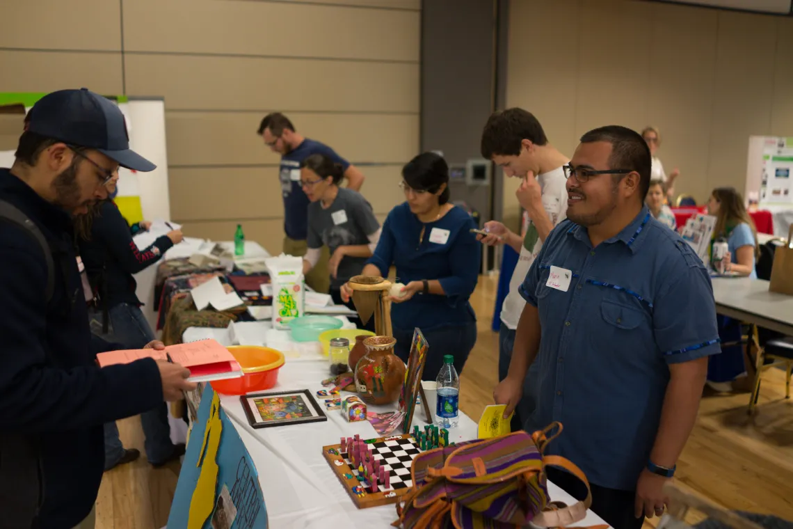 Central America display at Peace Corps Fair