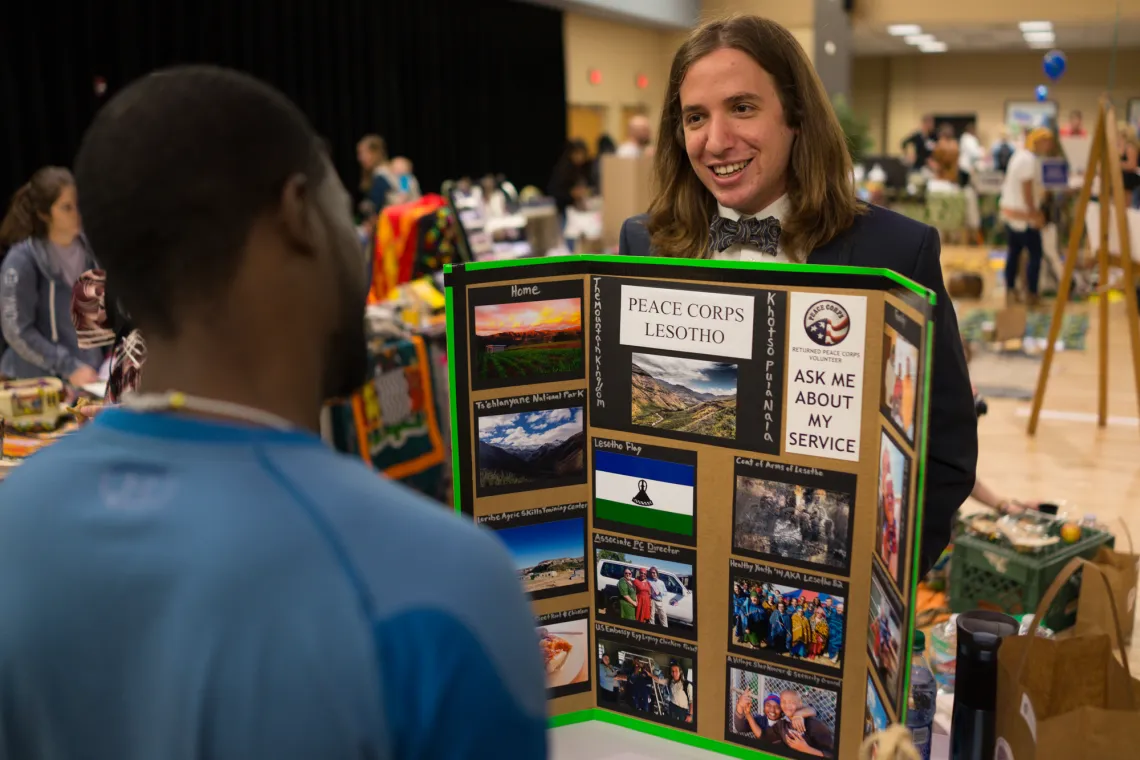 Fellows at Peace Corps Fair