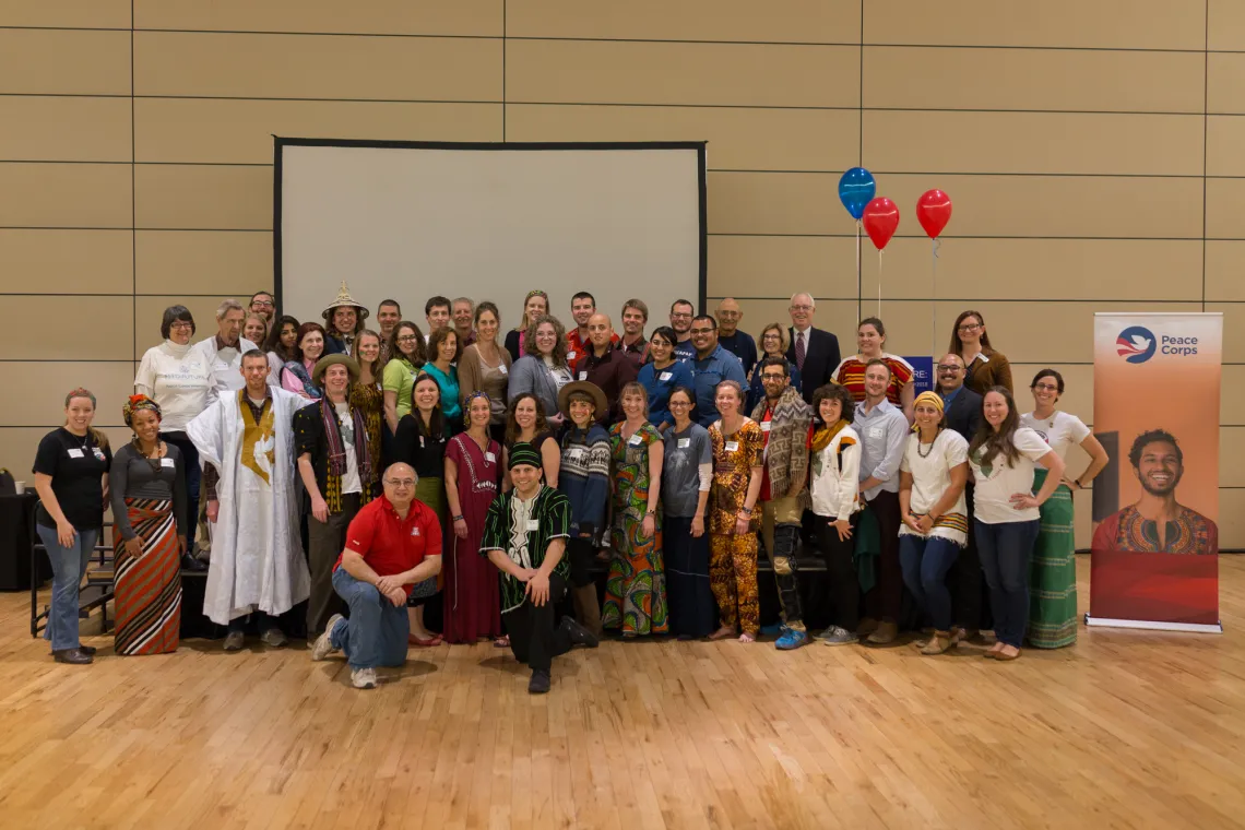 Fellows at Peace Corps Fair