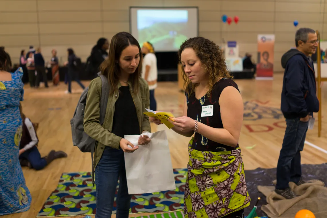 Fellows at Peace Corps Fair