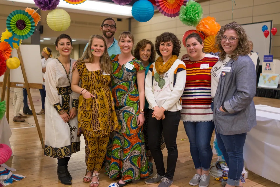 Fellows at Peace Corps Fair