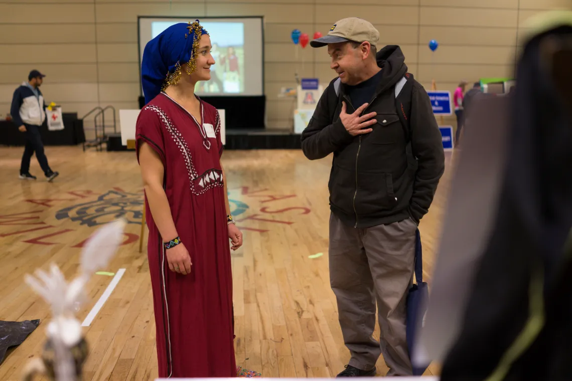 Fellows at Peace Corps Fair