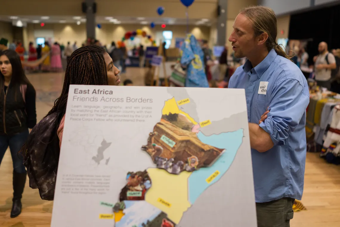 Fellows at Peace Corps Fair
