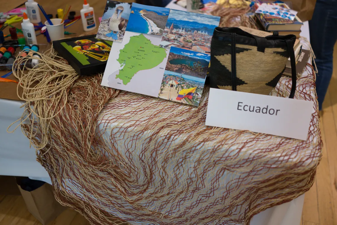 Ecuador display at Peace Corps Fair
