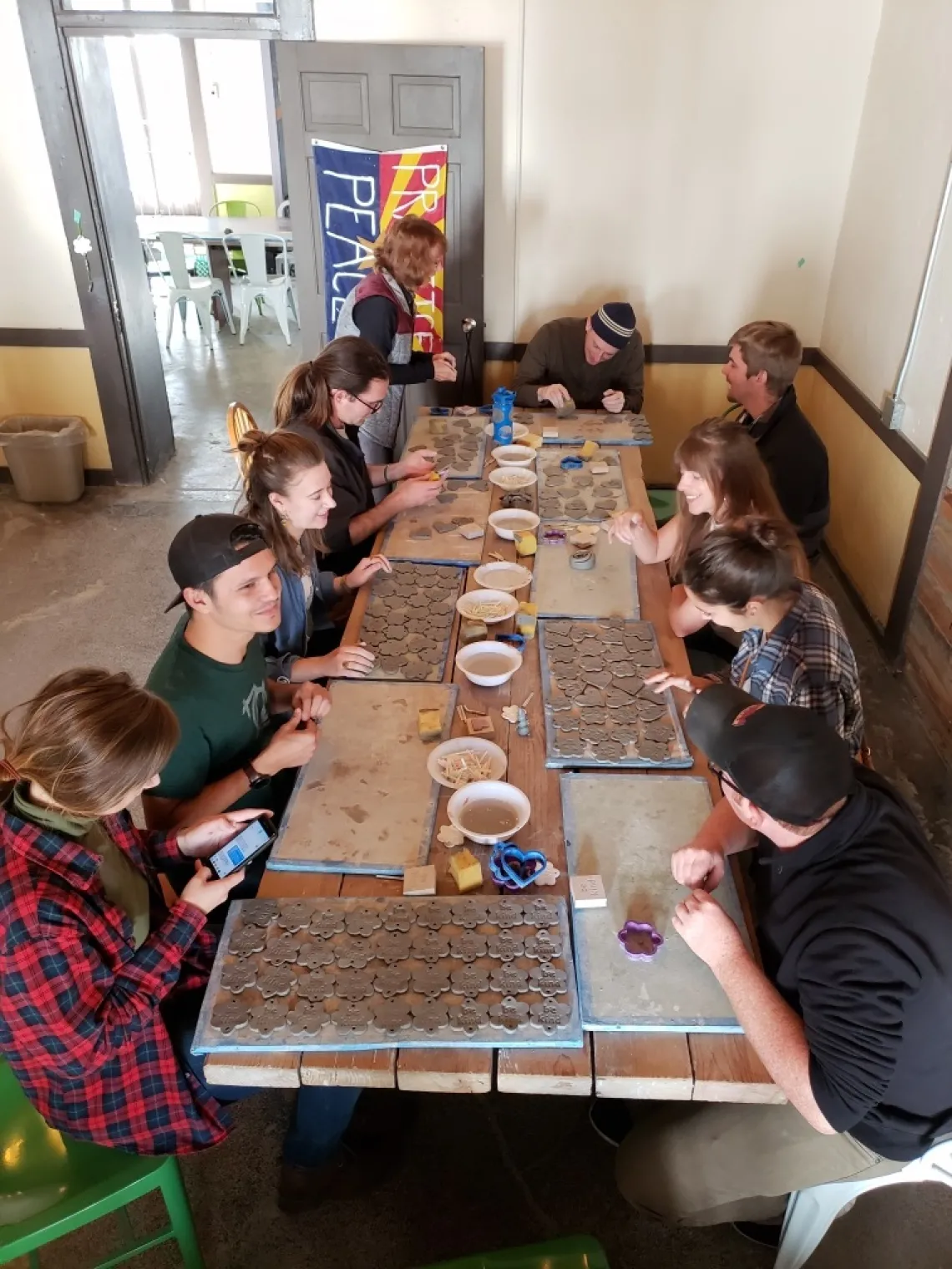 Coverdell Fellows volunteering at Ben's Bells