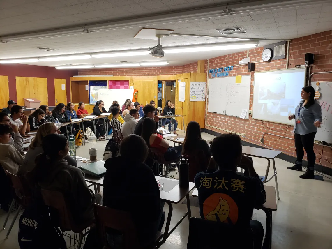 Coverdell Fellows talk about their Peace Corps Service at local schools