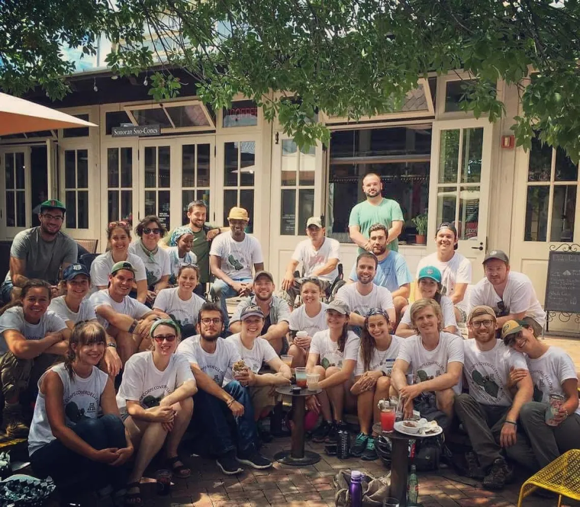 Coverdell Fellows enjoy brunch Mercado San Agustin