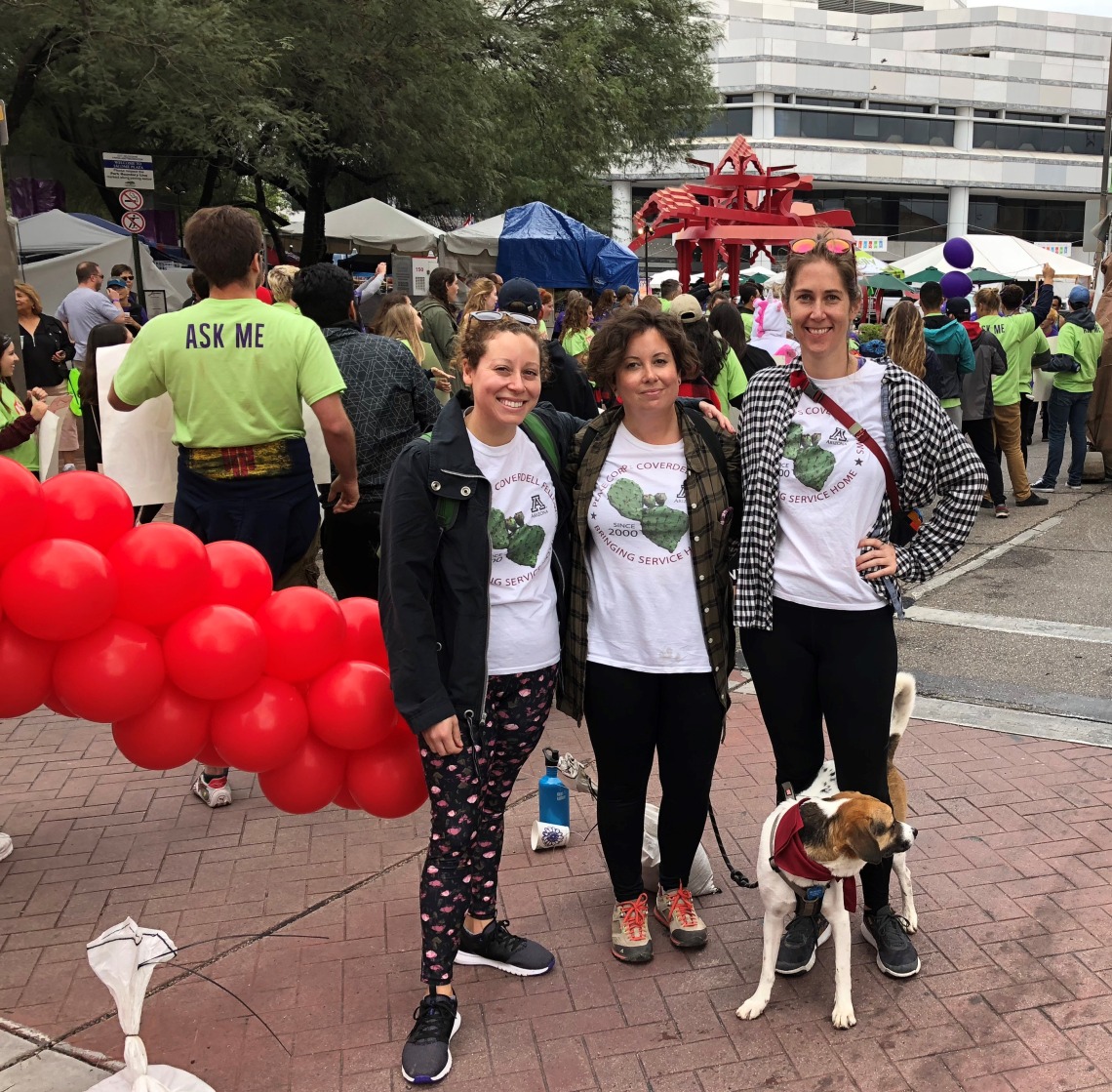 Coverdell Fellows volunteer to cheer on runners and walkers at SAAF AIDSWALK