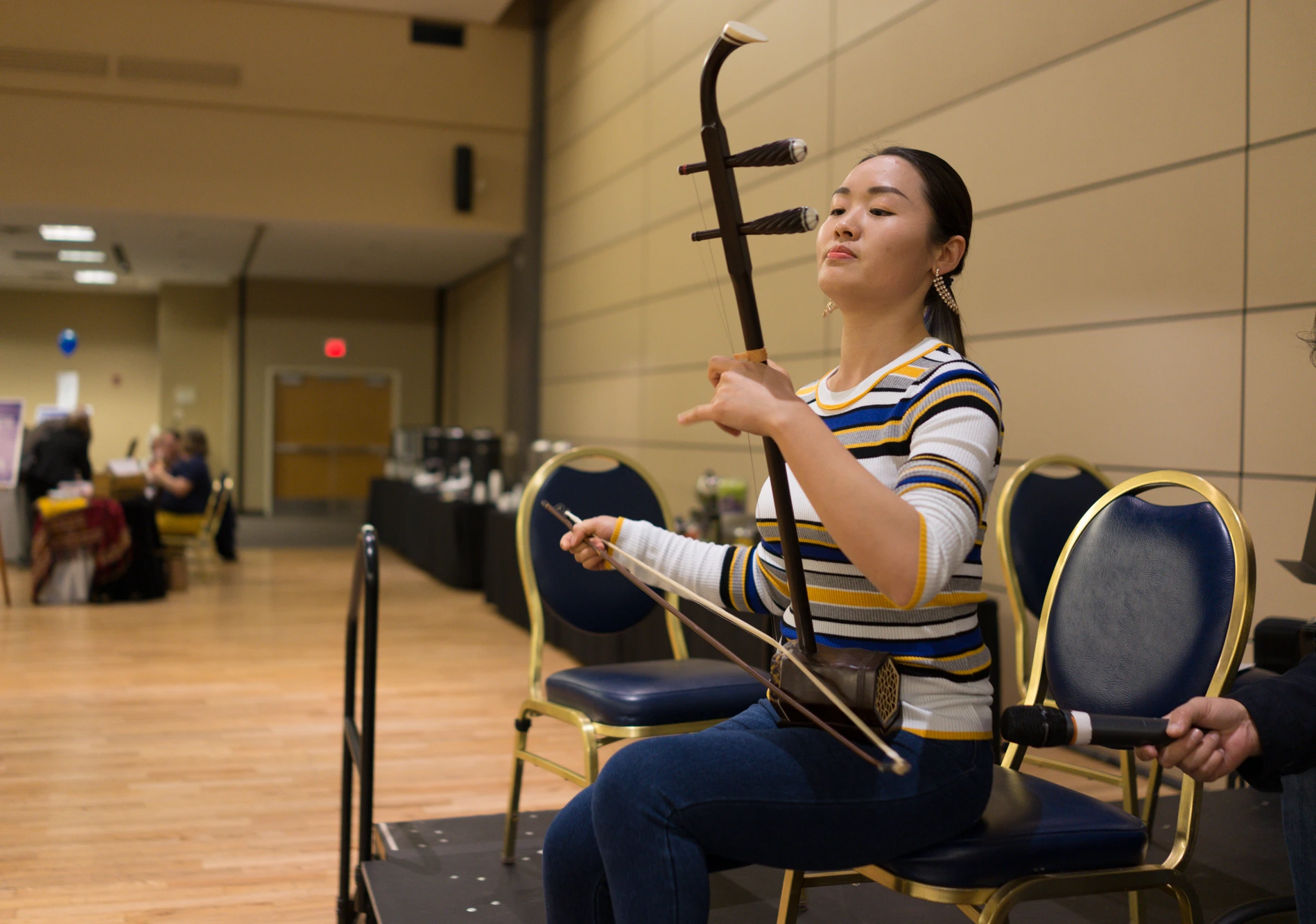 Cultural performance at Peace Corps Fair