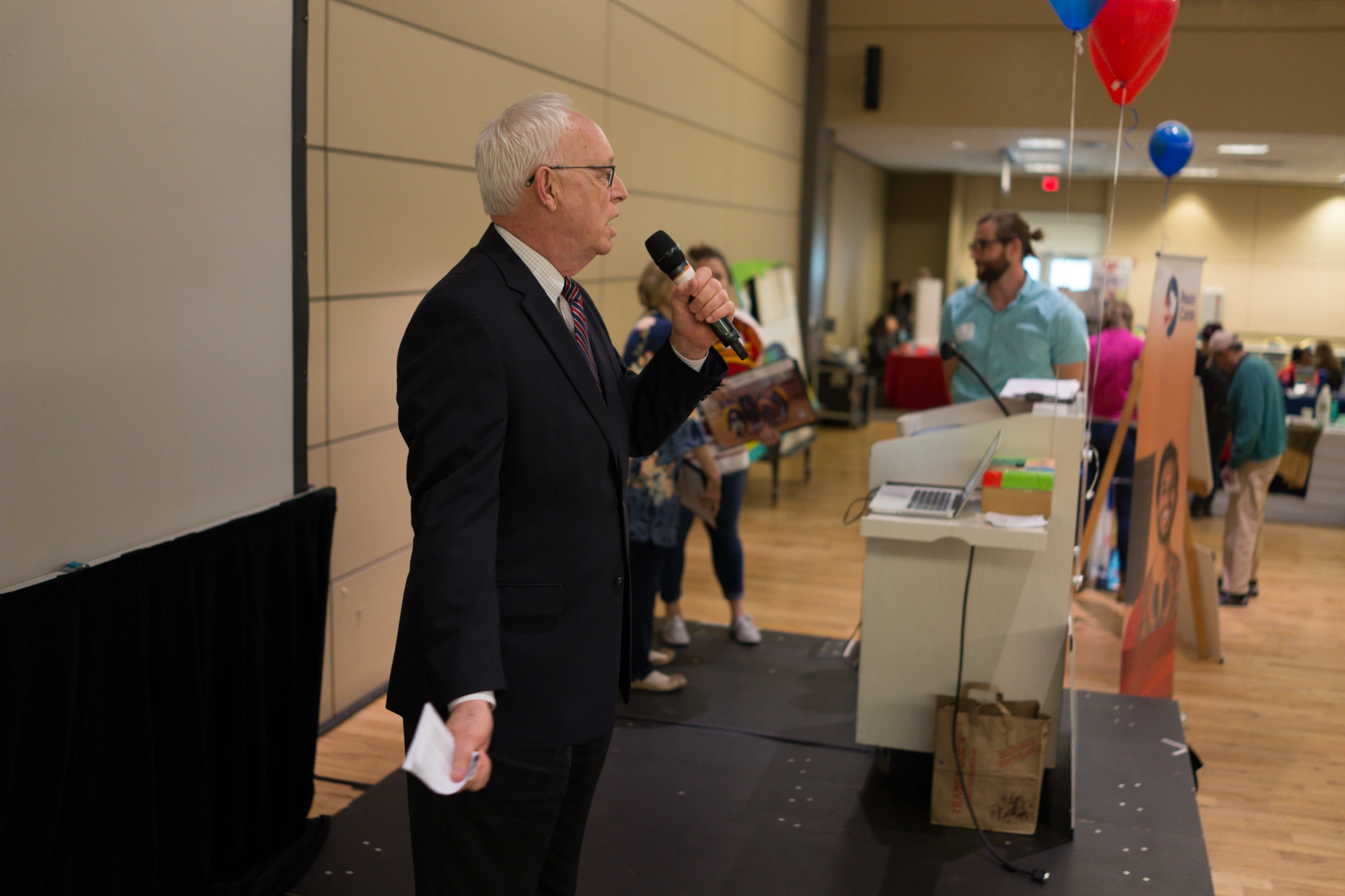 Peace Corps Representative, Mike McKay, at Peace Corps Fair