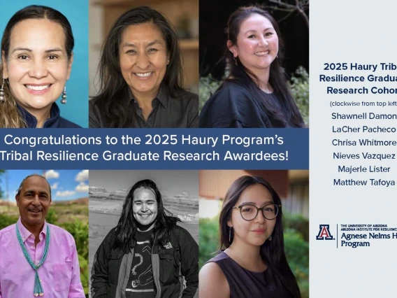 Composite image of six student awardees