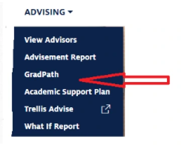 GradPath in Dropdown Menu