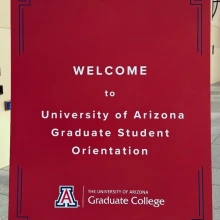 Welome sign