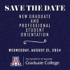 Save the Date Orientation August 21, 2024